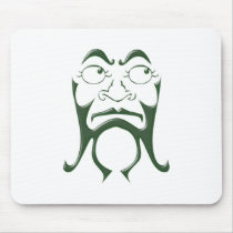 Face Asia beard face asia beard Mousepads