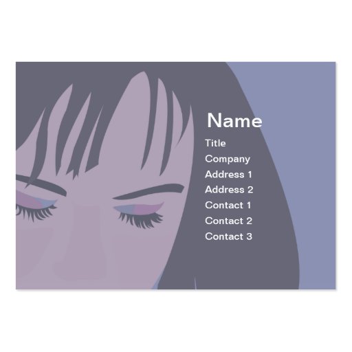 Face - Chubby Business Card (front side)