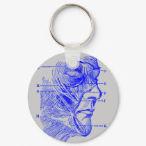 Face Diagram keychains by twelfthhouse Face Diagram keychains