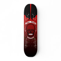 Face Down red skateboards by WormwoodDesign Face Down red skateboards