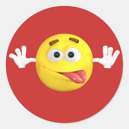 Girly Smiley Face Vinyl Emoji Girl Sticking Tongue Out Png Pngrow The