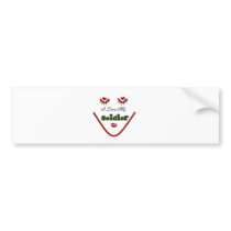 Face I love My Soldier Tshirts and Gifts bumper stickers by USAmilitary Face I love My Soldier Tshirts and Gifts bumper stickers