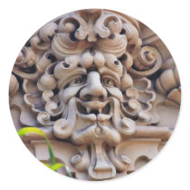 Face In Stone On Buildings Wall stickers by lifesphere Face In Stone On Buildings Wall stickers