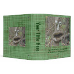 Face in the Woods Binder With Khalil Gibran Quote