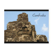 face of angkor postcards