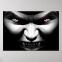 Face of Evil Vampire Poster Print print