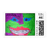 Face of Maybe, A.S.Josefek Postage Stamps