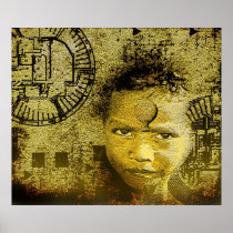 Face of The Machine God Posters