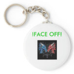 Face off, !FACE OFF! Key Chain