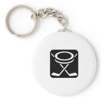 Face Off Puck keychains