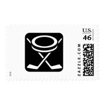 Face Off Puck postage by CelebrationZazzle Face Off Puck postage