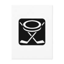 Face Off Puck postcards by CelebrationZazzle Face Off Puck postcards
