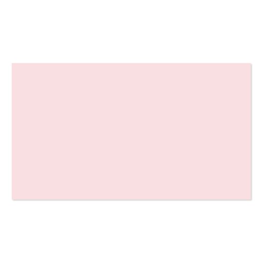 Face Painter / Fantasy Makeup Artist (Pink) Business Card Templates (back side)