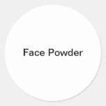 Face Powder Cosmentic Label/ Stickers