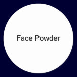 Face Powder Cosmentic Label/ stickers