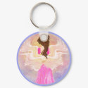 Face The Sun Angel Keychain by Victoreeah Face The Sun Angel Keychain