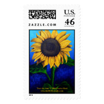 Face the Sun Postage Stamp