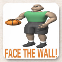 Face The Wall Beverage Coaster
