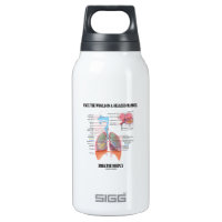 Face The World In A Relaxed Manner Breathe Deeply 10 Oz Insulated SIGG Thermos Water Bottle