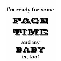 Face Time - Maternity t-shirts