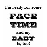 Face Time - Maternity t-shirts