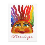 Face Up Postcard