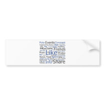 Facebook Bumper Stickers
