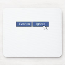Facebook Friend Request mousepads by TheCrewDesigns Facebook Friend Request mousepads