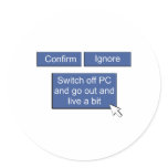 Facebook - go out and live sticker