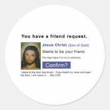 Facebook jesus stickers