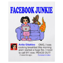 FACEBOOK JUNKIE FLYER DESIGN