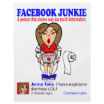 FACEBOOK JUNKIE FULL COLOR FLYER