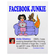 FACEBOOK JUNKIE letterhead by pantsdownshirtscom FACEBOOK JUNKIE letterhead