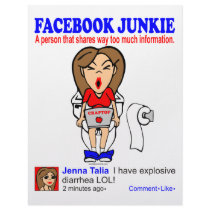 FACEBOOK JUNKIE letterhead