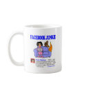 FACEBOOK JUNKIE mugs