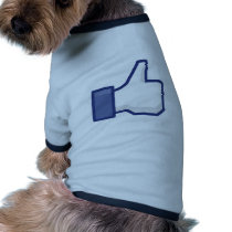 Facebook Like Button Pet Clothing