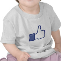 Facebook Like Button T Shirts