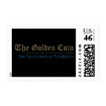 Facebook page for  "The Golden Coin" postage
