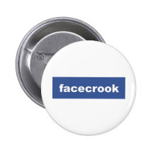 facecrook pinback buttons