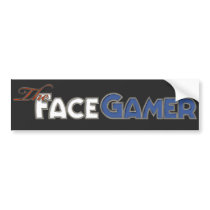 Facegamer Bumper Sticker bumper stickers