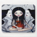 Faceless Ghosts gothic Japanese horror Mousepad