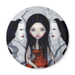 "Faceless Ghosts" Magnet