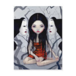 "Faceless Ghosts" Postcard