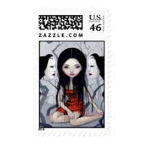 "Faceless Ghosts" Stamp
