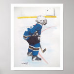 Faceoff Stance Print