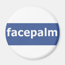 Facepalm Refrigerator Magnets