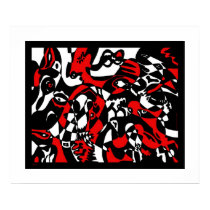 "Faces" Abstract Art posters by RLMdesignes "Faces" Abstract Art posters