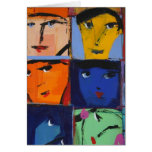 Faces Greeting /Note Card