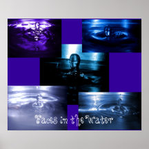 Faces in the Water Poster