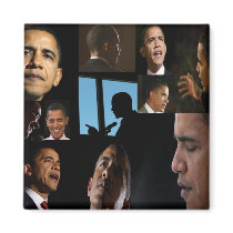 Faces of Barack magnets